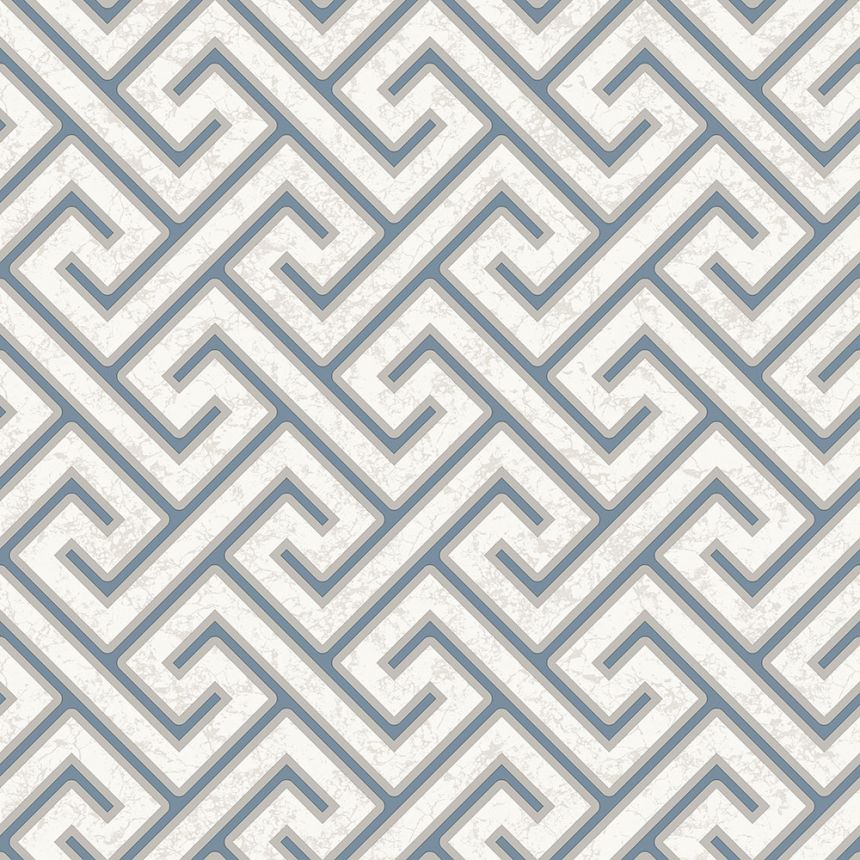 Sivá vliesová tapeta geometrický vzor, M54901, Adéle, Ugépa