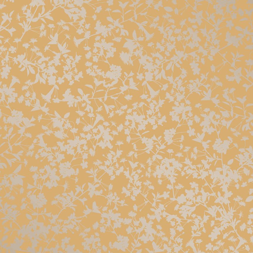 Žltá vliesová kvetinová tapeta na stenu, M52402, Adéle, Ugépa