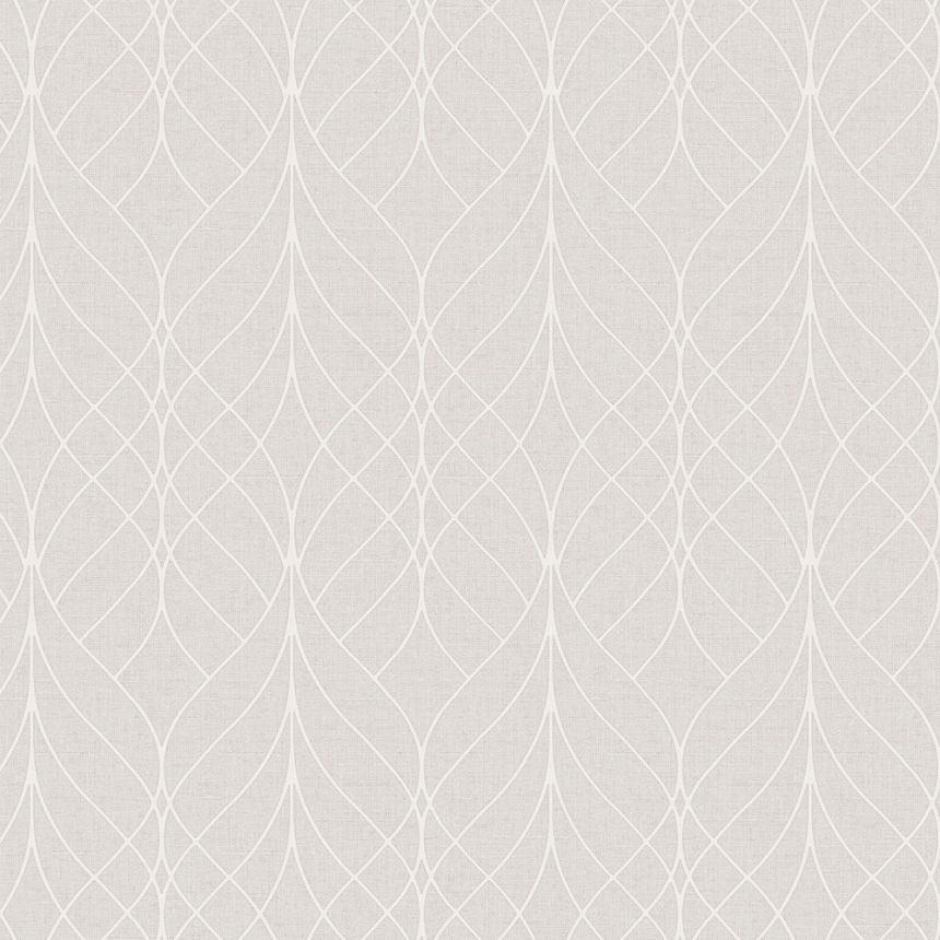 Béžová vliesová tapeta geometrický vzor, M41997D, Adéle, Ugépa