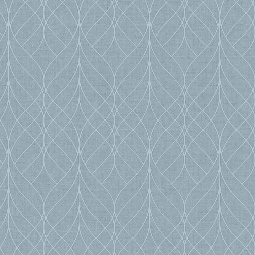 Modrá vliesová tapeta geometrický vzor, M41991D, Adéle, Ugépa