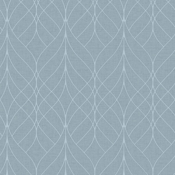 Modrá vliesová tapeta geometrický vzor, M41901, Adéle, Ugépa