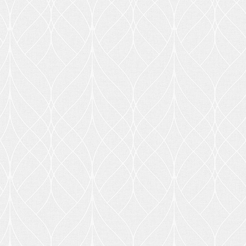 Sivá vliesová tapeta geometrický vzor, M41900, Adéle, Ugépa