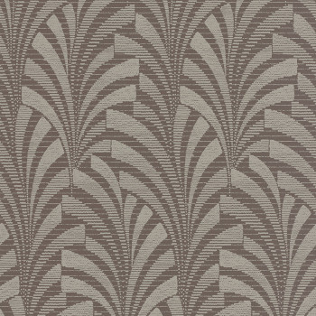 Hnedo-sivá vliesová tapeta s ornamentami A53302, Vavex 2024