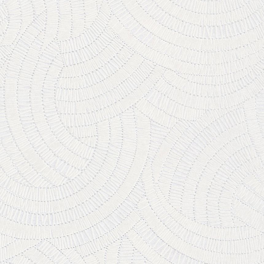 Sivá štruktúrovaná vliesová tapeta s ornamentami A48101, Vavex 2024