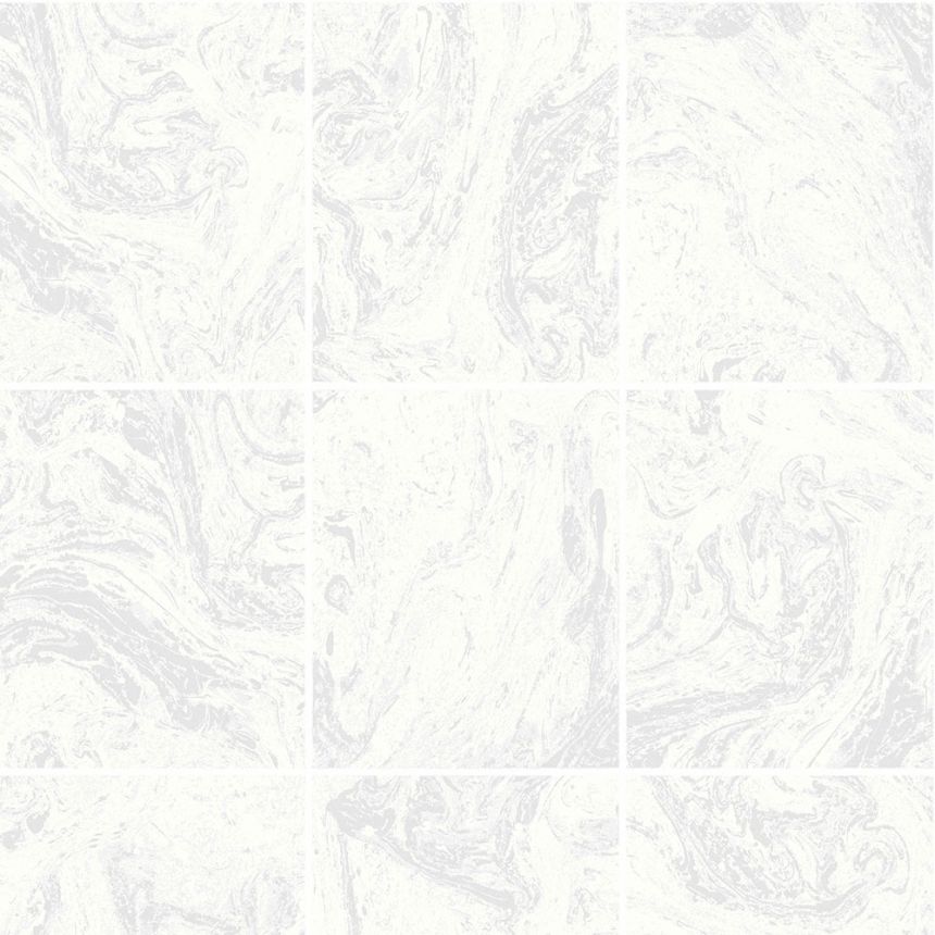 Sivo-strieborná umývateľná tapeta do kúpeľne 104881, Vavex 2024