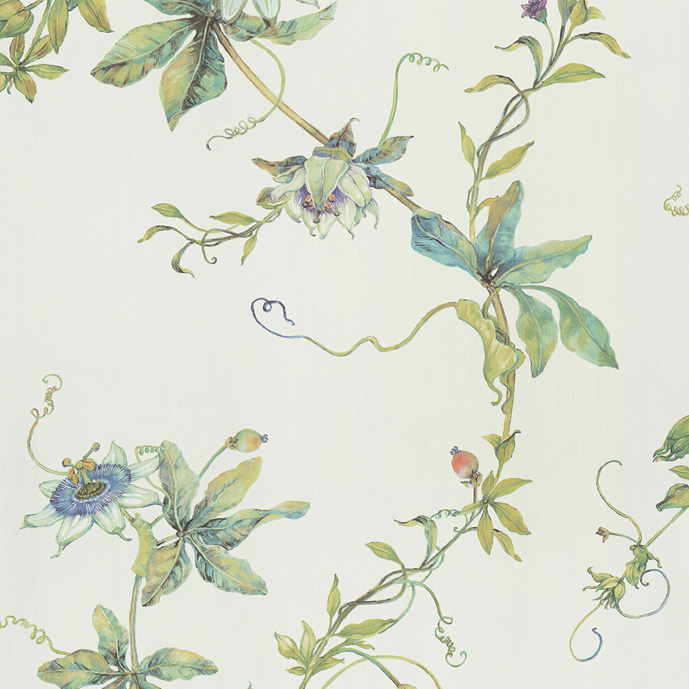 Biela kvetinová tapeta na stenu, 220904, Preloved, BN Walls