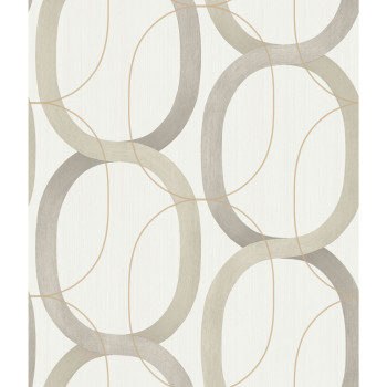 Vliesová tapeta, sivobéžový geometrický vzor OS4211, Modern Nature II, York