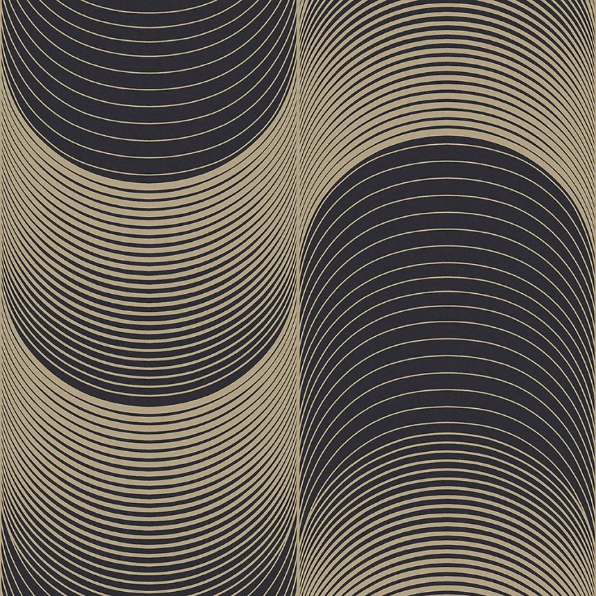 Luxusná vliesová tapeta zlaté vlnky 115066 Eternal, Graham&Brown
