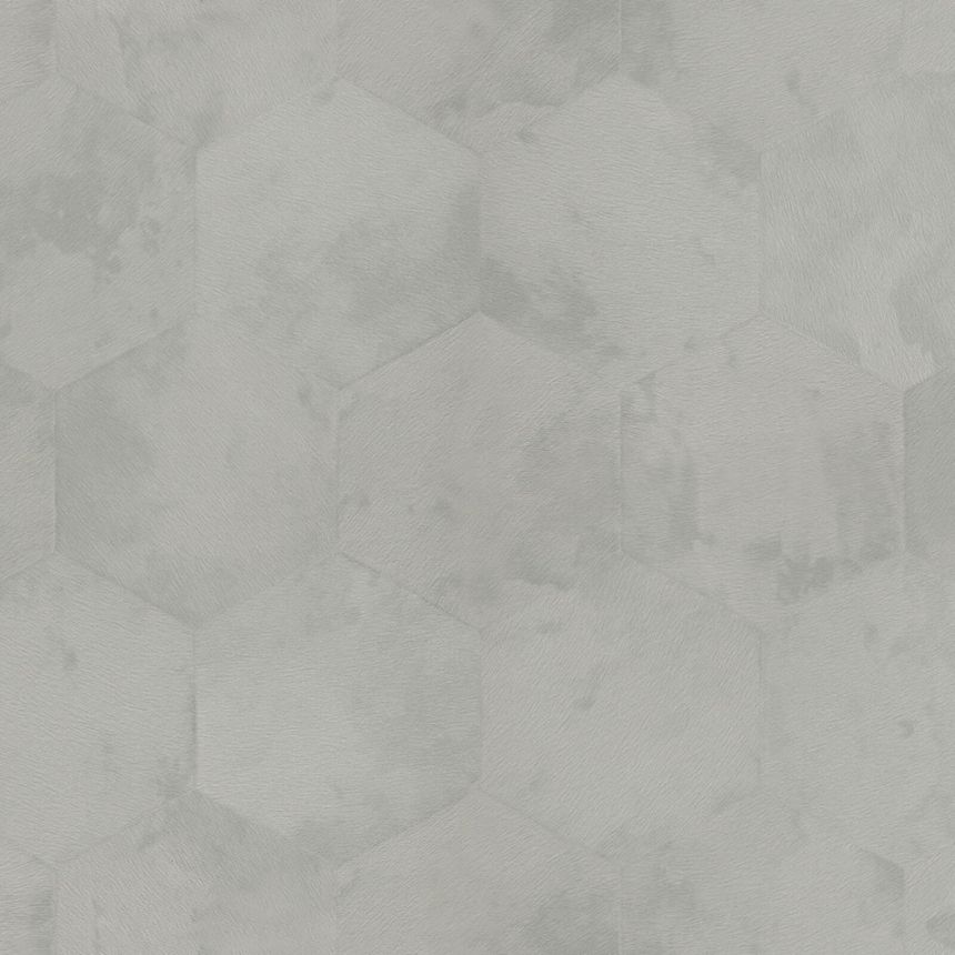 Sivá geometrická vliesová tapeta s vinylovým povrchom Z80003 Philipp Plein, Zambaiti Parati