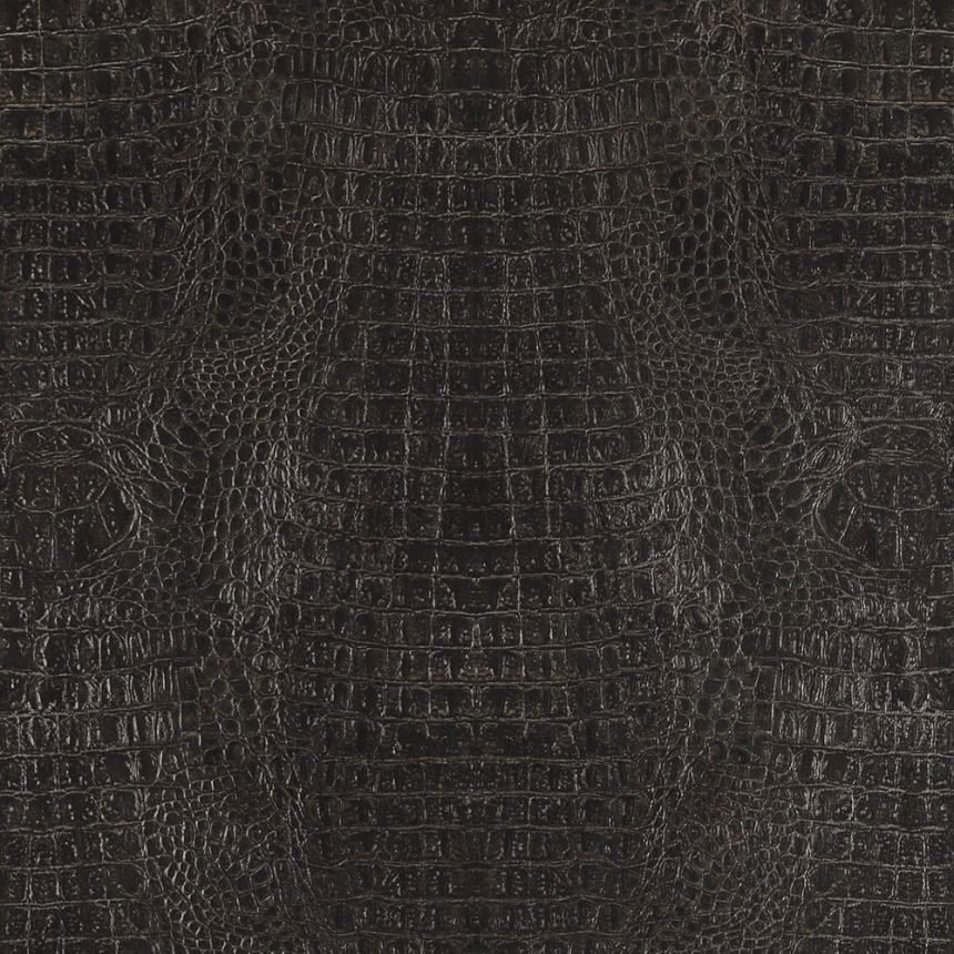 Čierna vliesová tapeta imitácia krokodílej kože 17950, Inspire, BN Walls