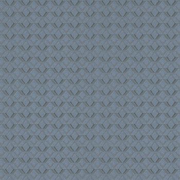 Luxusná modrá vliesová tapeta geometrický vzor Z76046, Vision, Zambaiti Parati