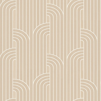 Luxusná béžová vliesová tapeta geometrický vzor Z76034, Vision, Zambaiti Parati