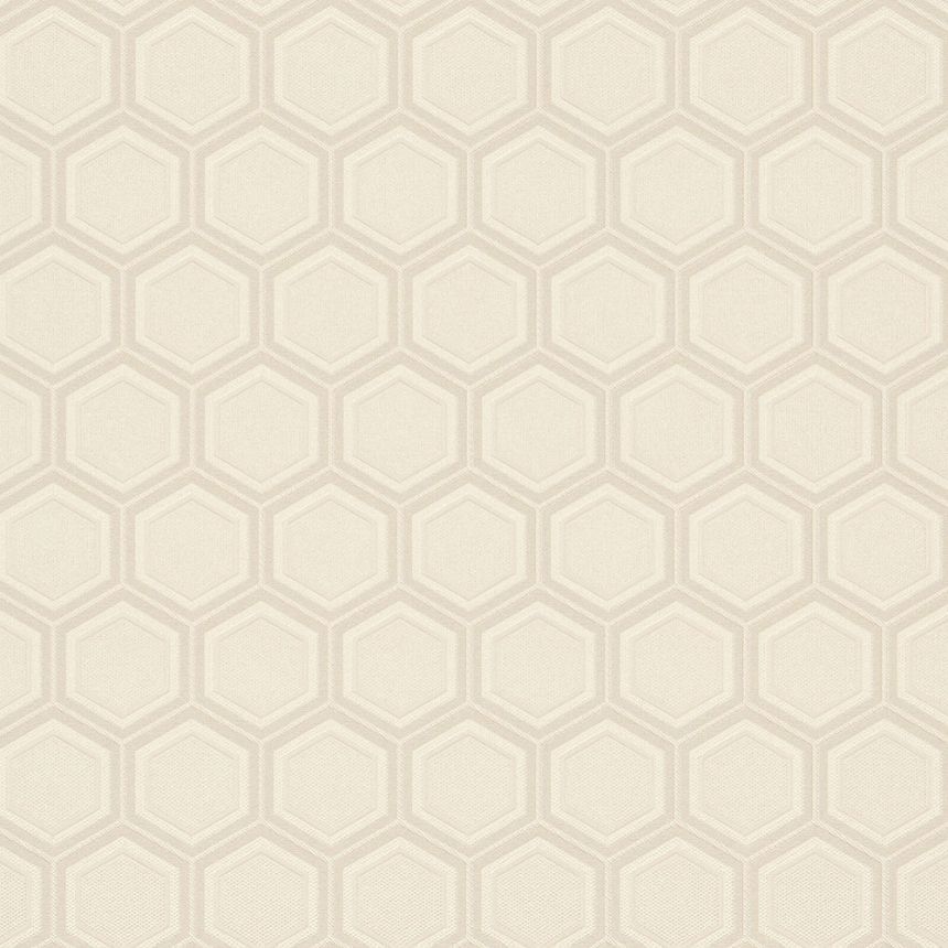 Luxusná béžová vliesová tapeta geometrický vzor Z76030, Vision, Zambaiti Parati