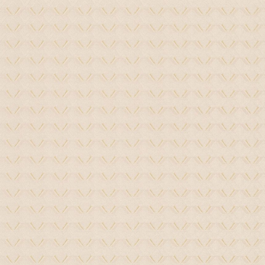 Luxusná béžová vliesová tapeta geometrický vzor Z76029, Vision, Zambaiti Parati