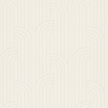 Luxusná krémová vliesová tapeta geometrický vzor Z76024, Vision, Zambaiti Parati