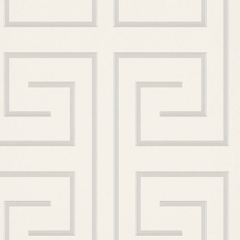 Luxusná krémová vliesová tapeta geometrický vzor Z76021, Vision, Zambaiti Parati