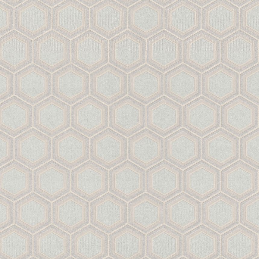 Luxusná béžová vliesová tapeta geometrický vzor Z76010, Vision, Zambaiti Parati