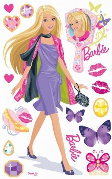 Dekorácia samolepiaca BBE 1516/1 Barbie