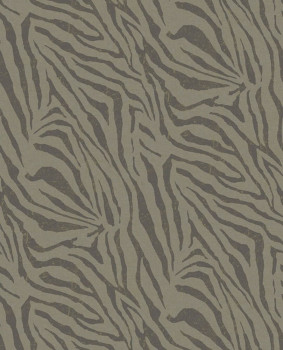 Vliesový tapetový panel Zebra Olive 300606, 140 x 280 cm, Skin, Eijffinger
