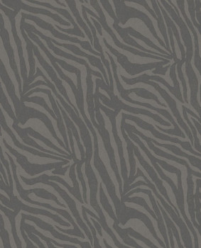 Vliesový tapetový panel Zebra Black 300602, 140 x 280 cm, Skin, Eijffinger