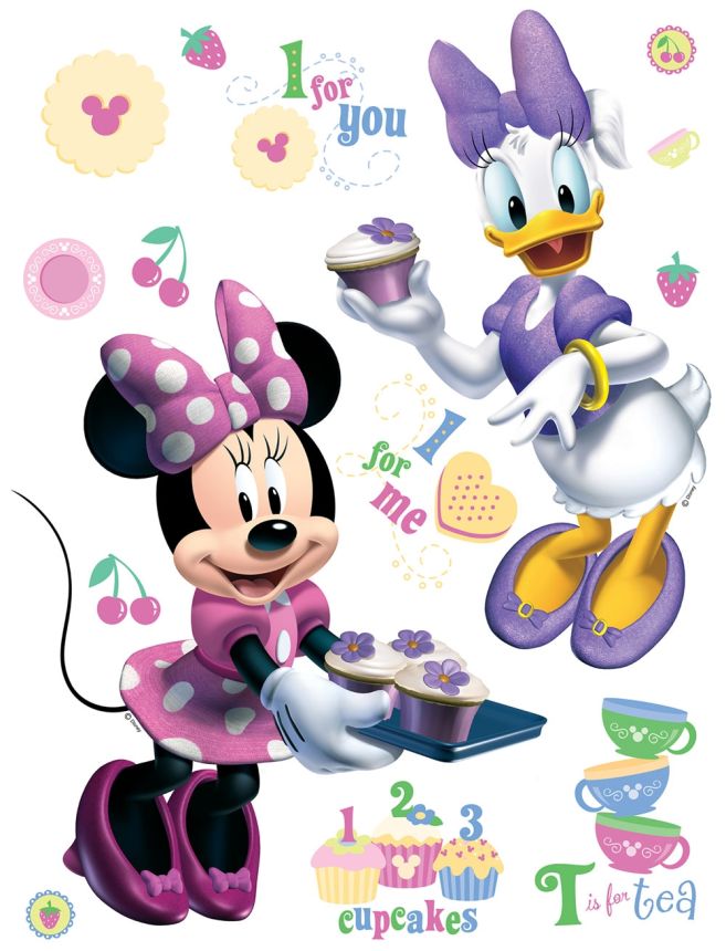 Samolepka na stenu DK 856, Disney, Minnie pečie, AG Design