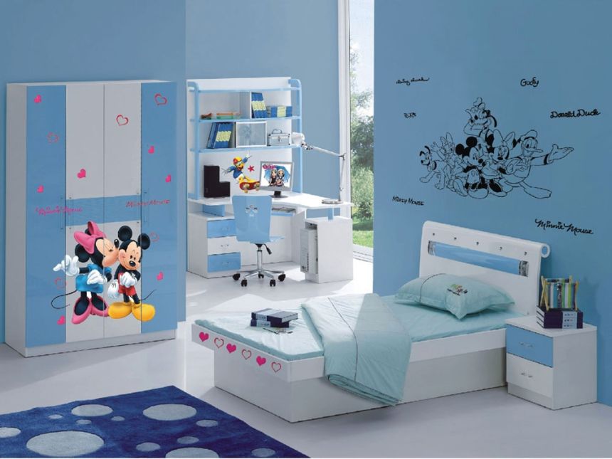 Samolepka na stenu DK 882, Disney, Minnie a Mickey Pusy, AG Design